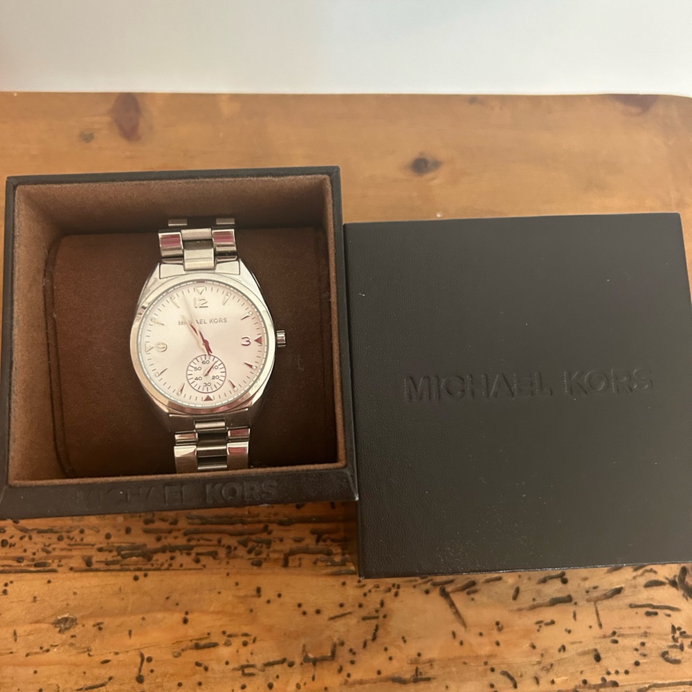 Michael Kors silver women's watch